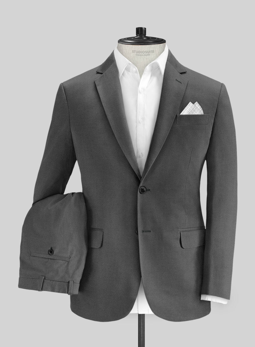 Gray Chino Suit - StudioSuits