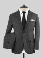 Gray Pinstripe Suit - StudioSuits