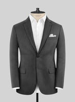 Gray Pinstripe Suit - StudioSuits