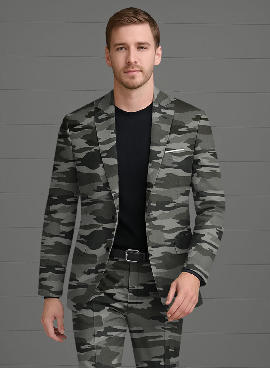 Terrain Stretch Camo Jacket - StudioSuits