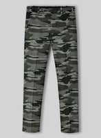 Gray Stretch Camo Pants - StudioSuits