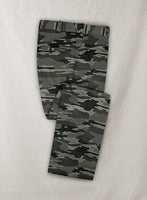 Gray Stretch Camo Suit - StudioSuits