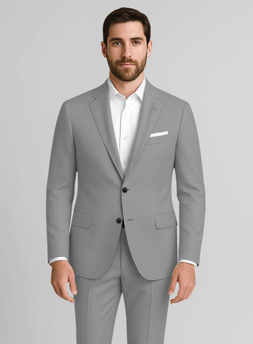 Gray Stretch Chino Jacket - StudioSuits