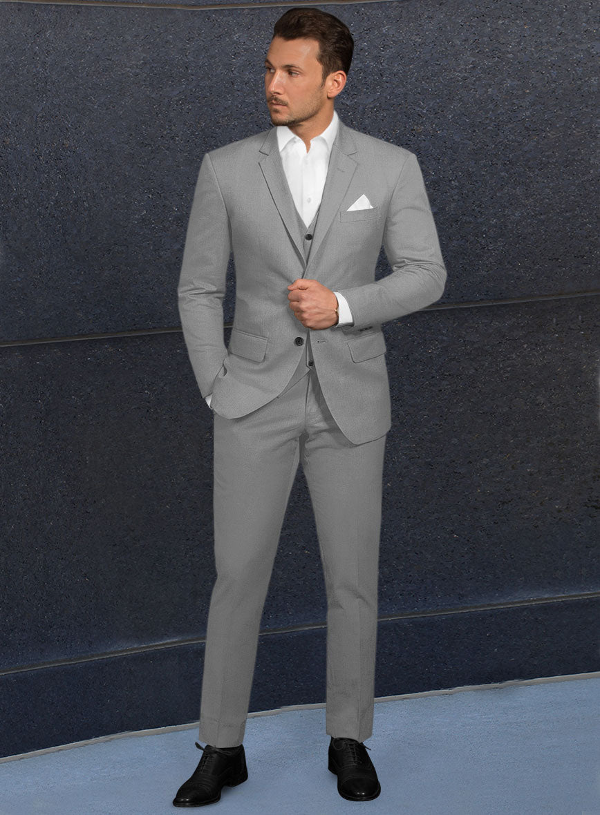 Gray Stretch Chino Suit - StudioSuits
