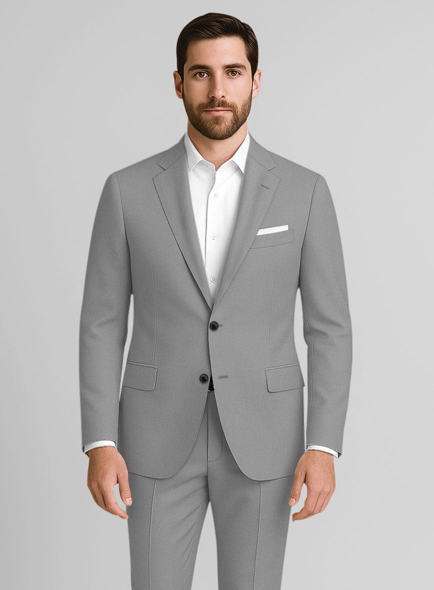 Gray Stretch Chino Suit - StudioSuits