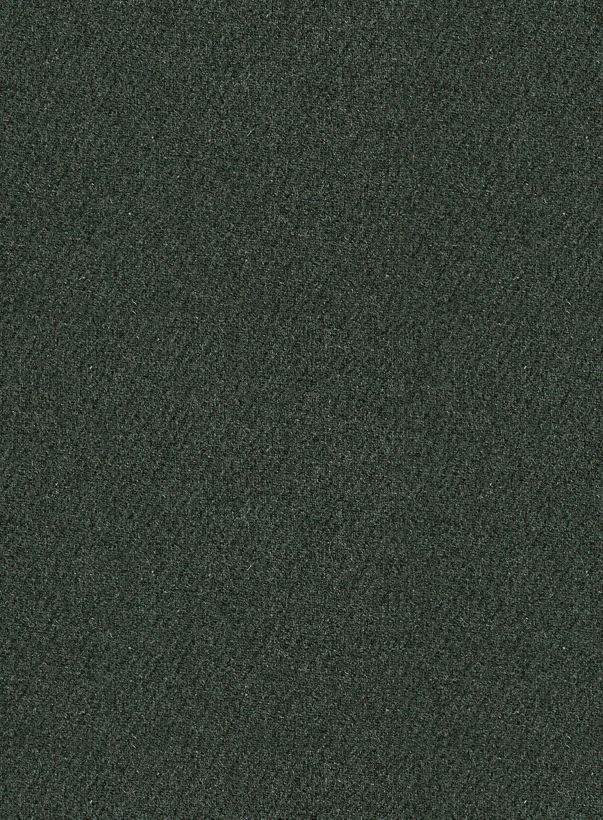 Green Heavy Tweed Pea Coat - StudioSuits