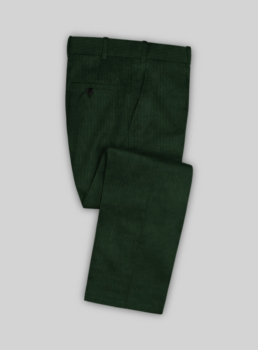 Green Corduroy Pants - StudioSuits