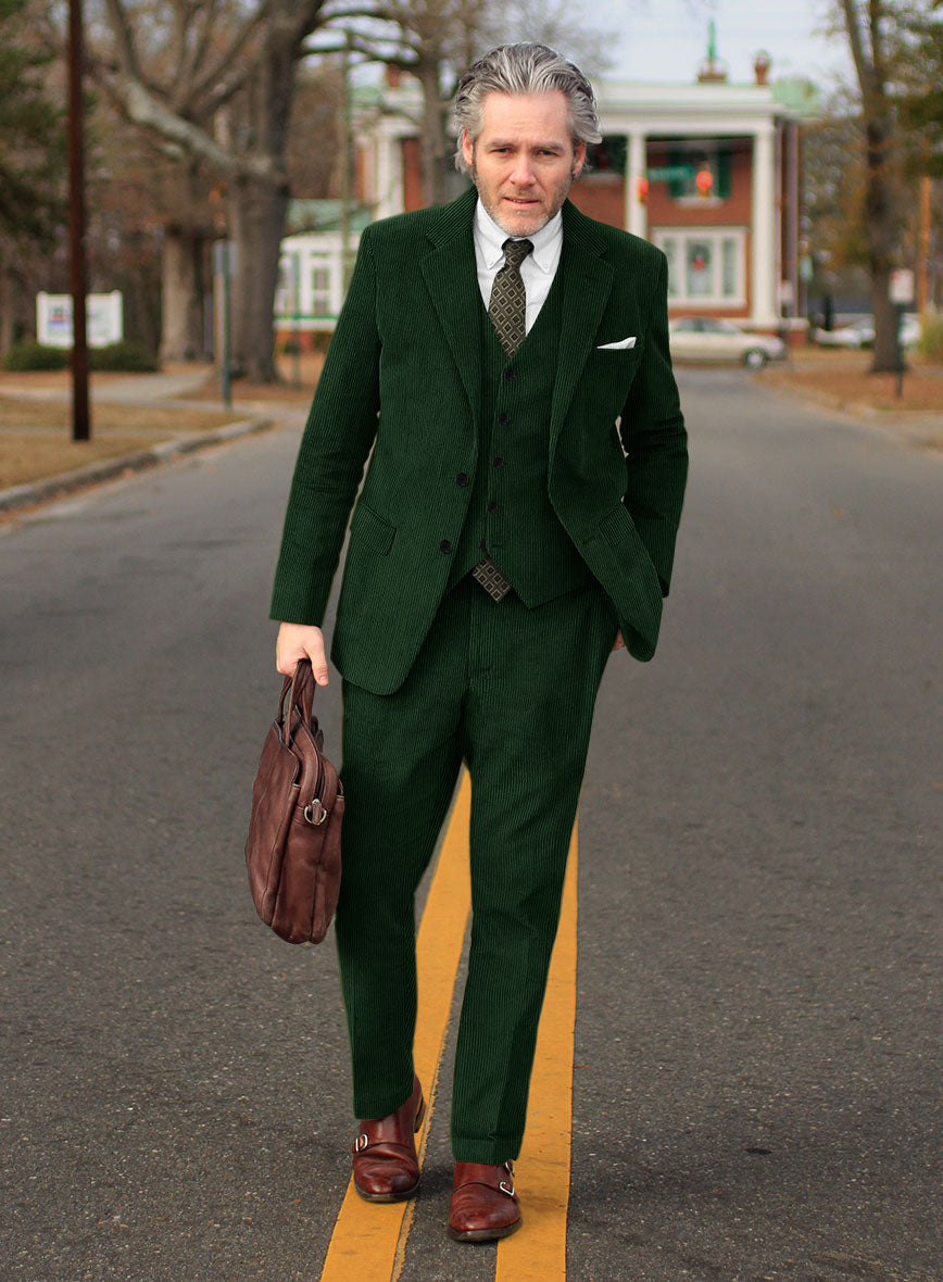 Green Corduroy Suit - StudioSuits