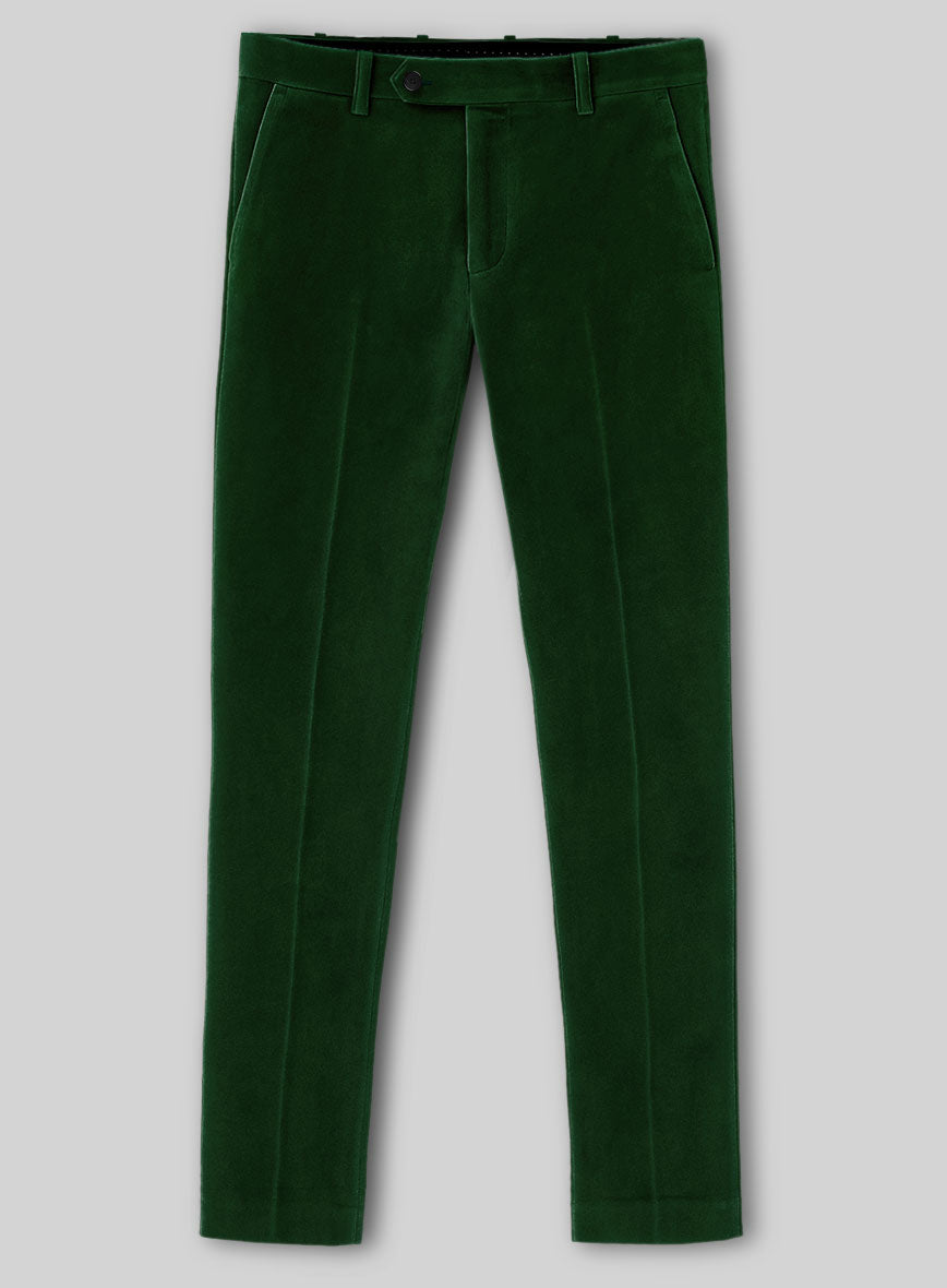 Green Velvet Double Breasted Tuxedo Suit - StudioSuits