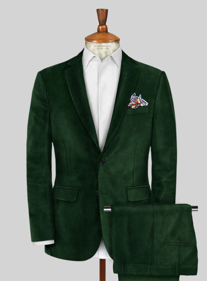 Green Velvet Suit – StudioSuits