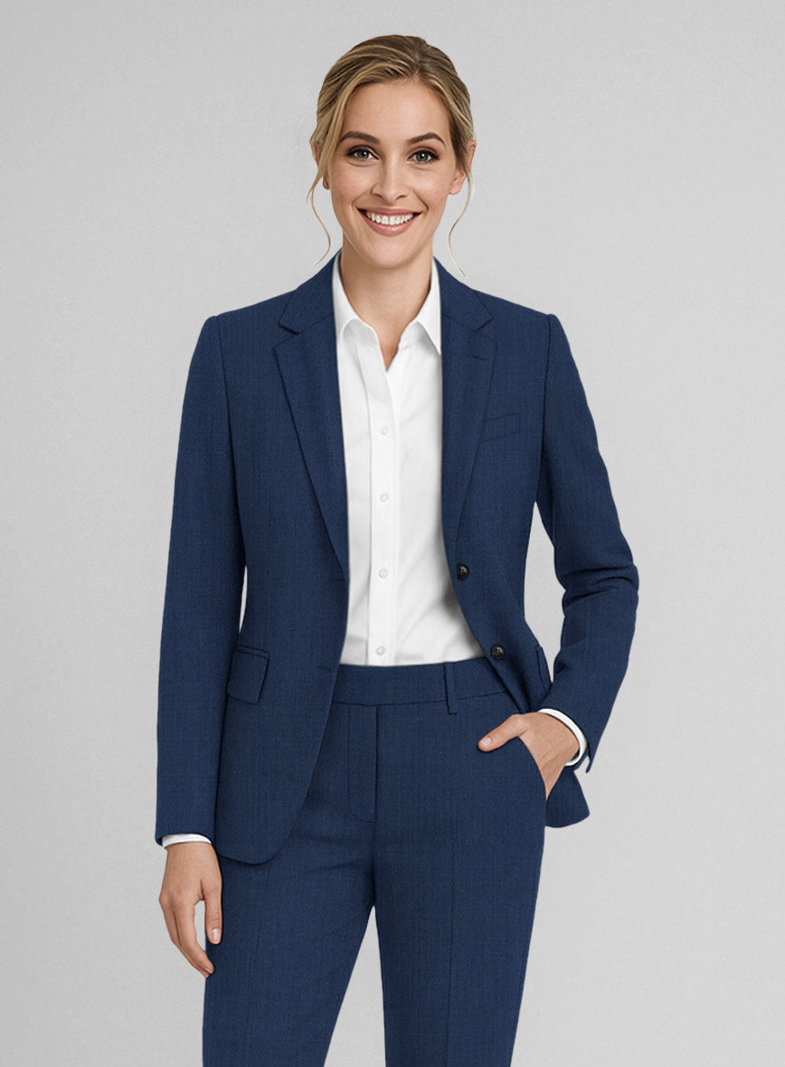 Women's Guabello Royal Blue Jacket - StudioSuits