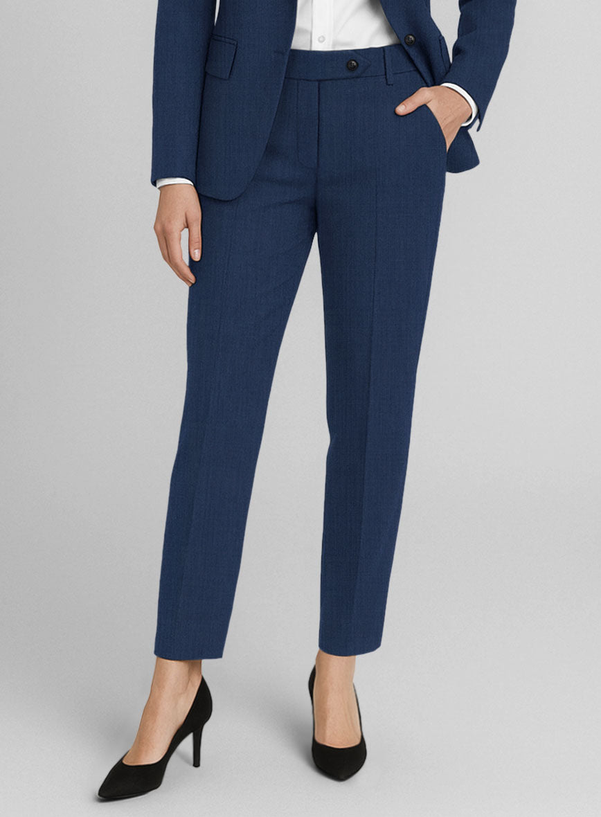 Women's Guabello Royal Blue Pants - StudioSuits