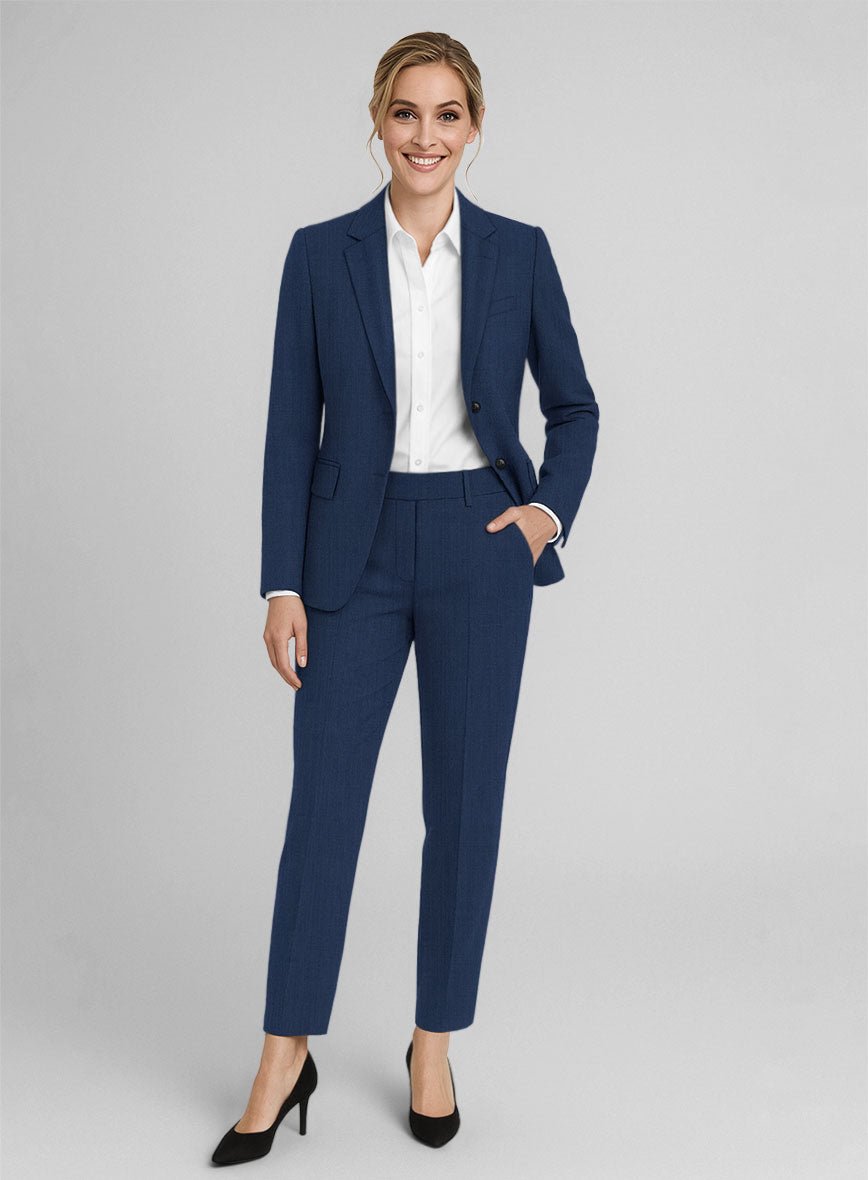 Women's Guabello Royal Blue Suit - StudioSuits