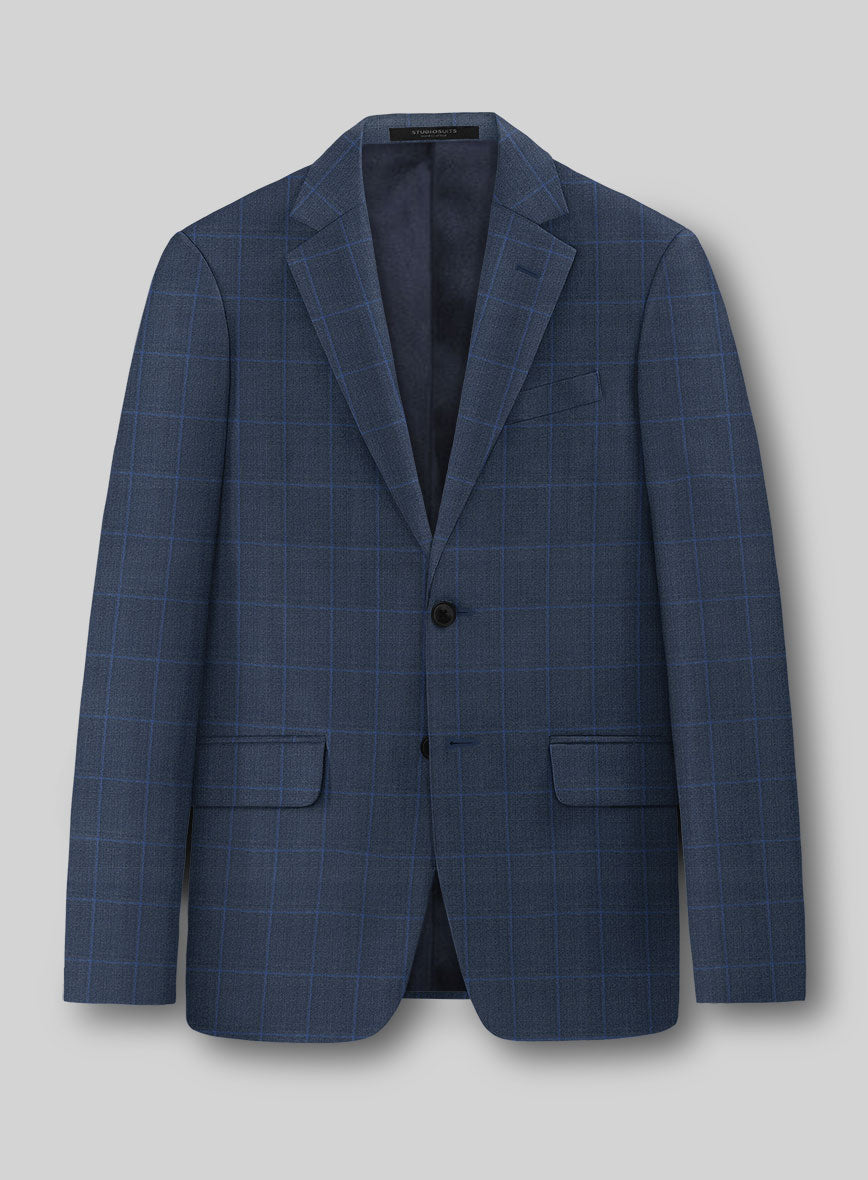 Guabello Blue Glen Suit - StudioSuits