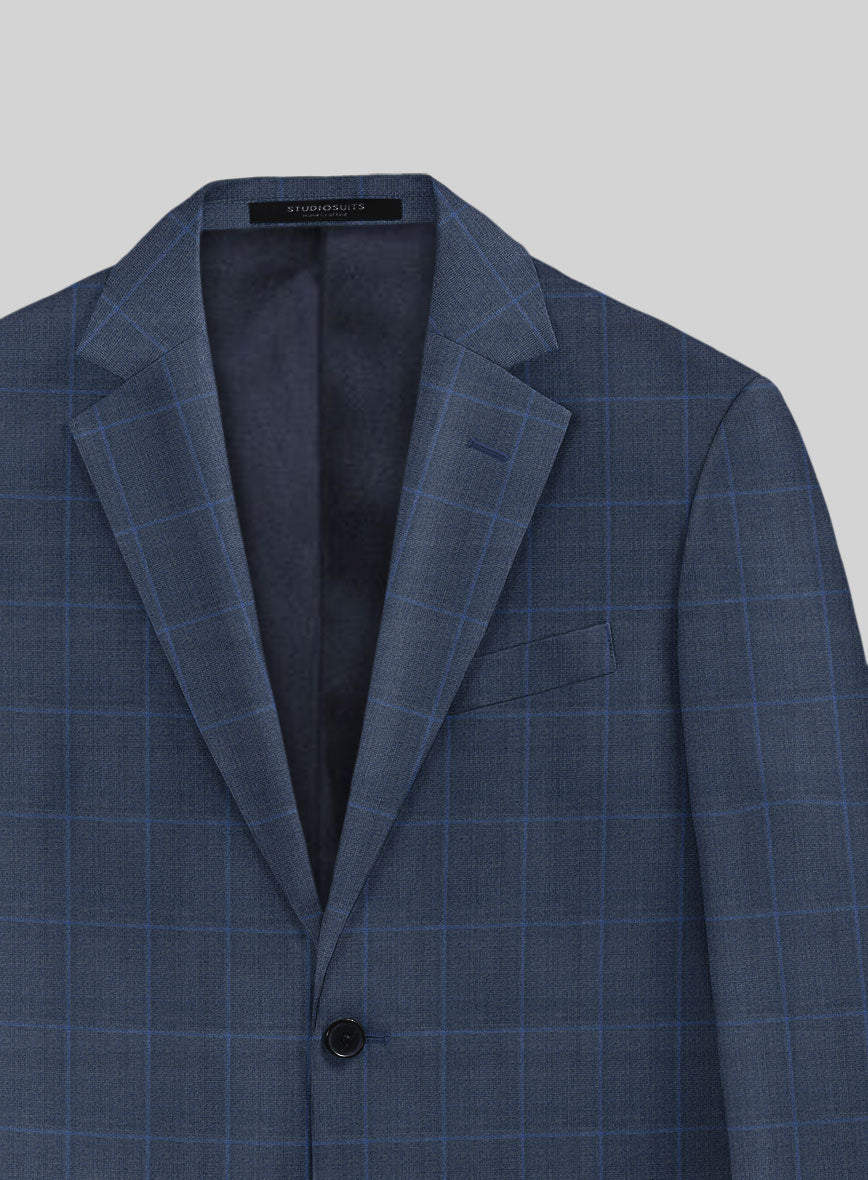 Guabello Blue Glen Suit - StudioSuits