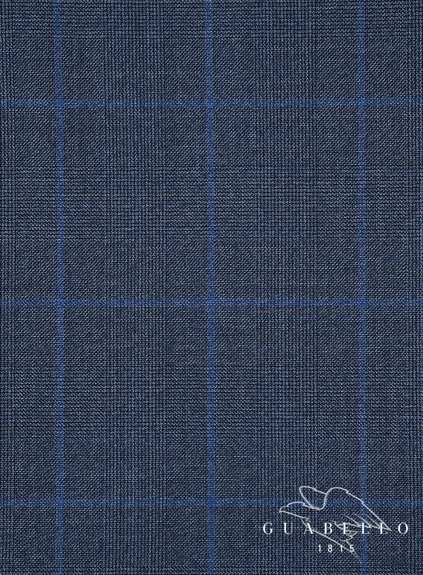 Guabello Blue Glen Jacket - StudioSuits