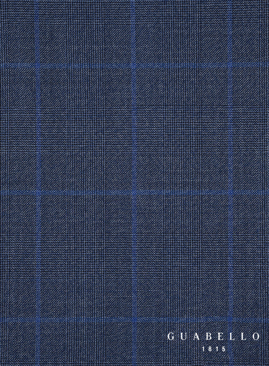 Guabello Blue Glen Pants - StudioSuits