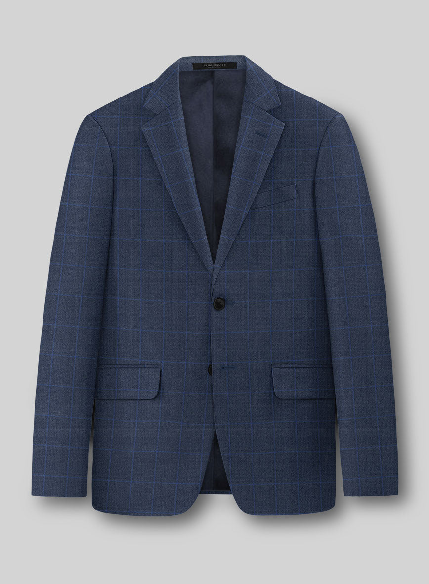 Guabello Blue Glen Suit - StudioSuits