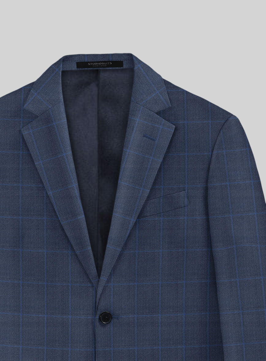 Guabello Blue Glen Suit - StudioSuits