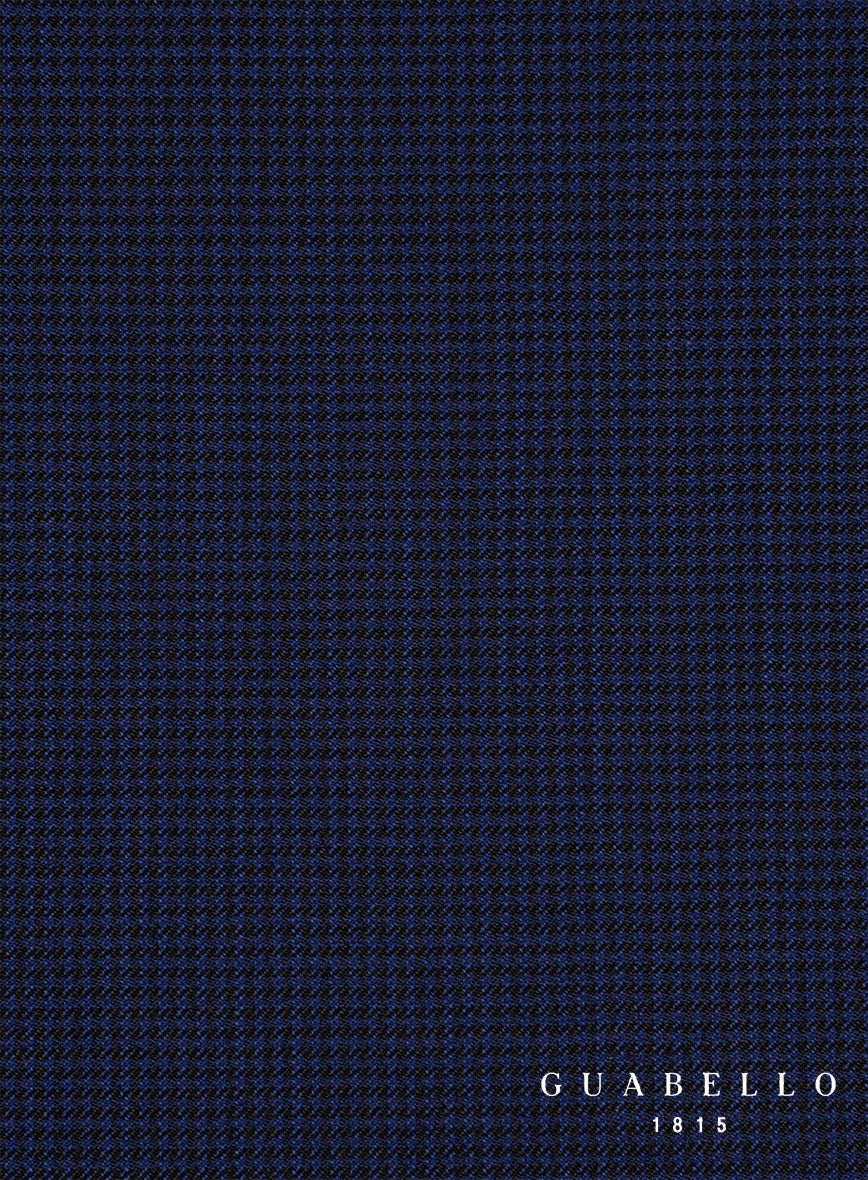 Guabello Blue Houndstooth Pants - StudioSuits