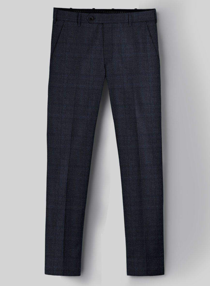 Guabello Blue Windowpane Suit - StudioSuits