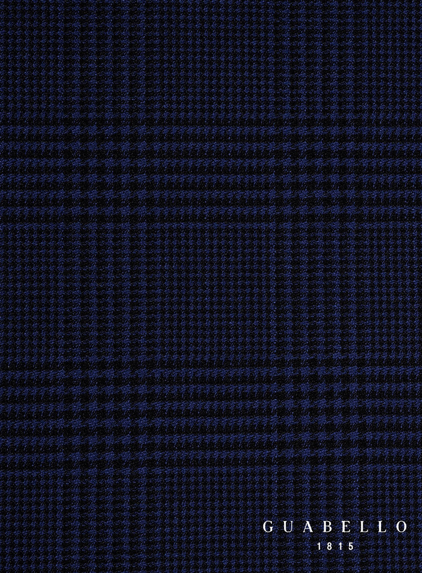 Guabello Blue Wool Jersey Jacket - StudioSuits