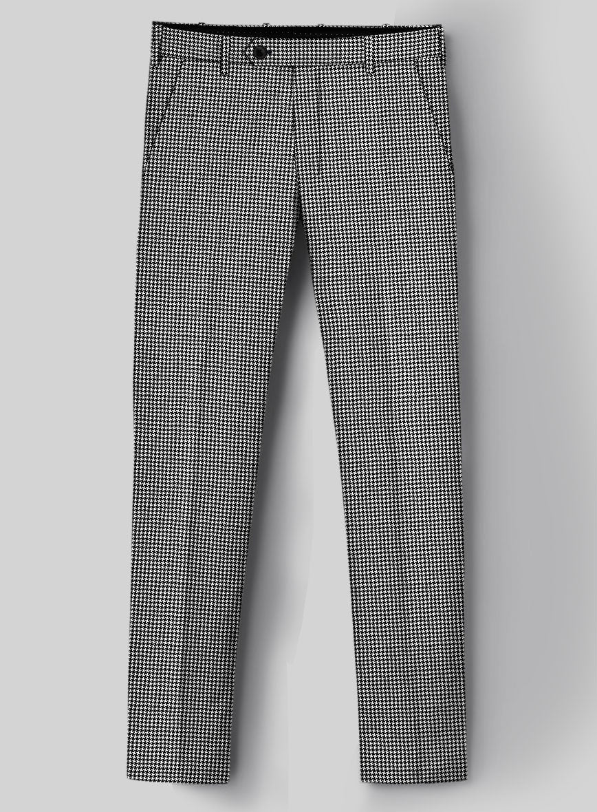 Guabello BW Houndstooth Pants - StudioSuits