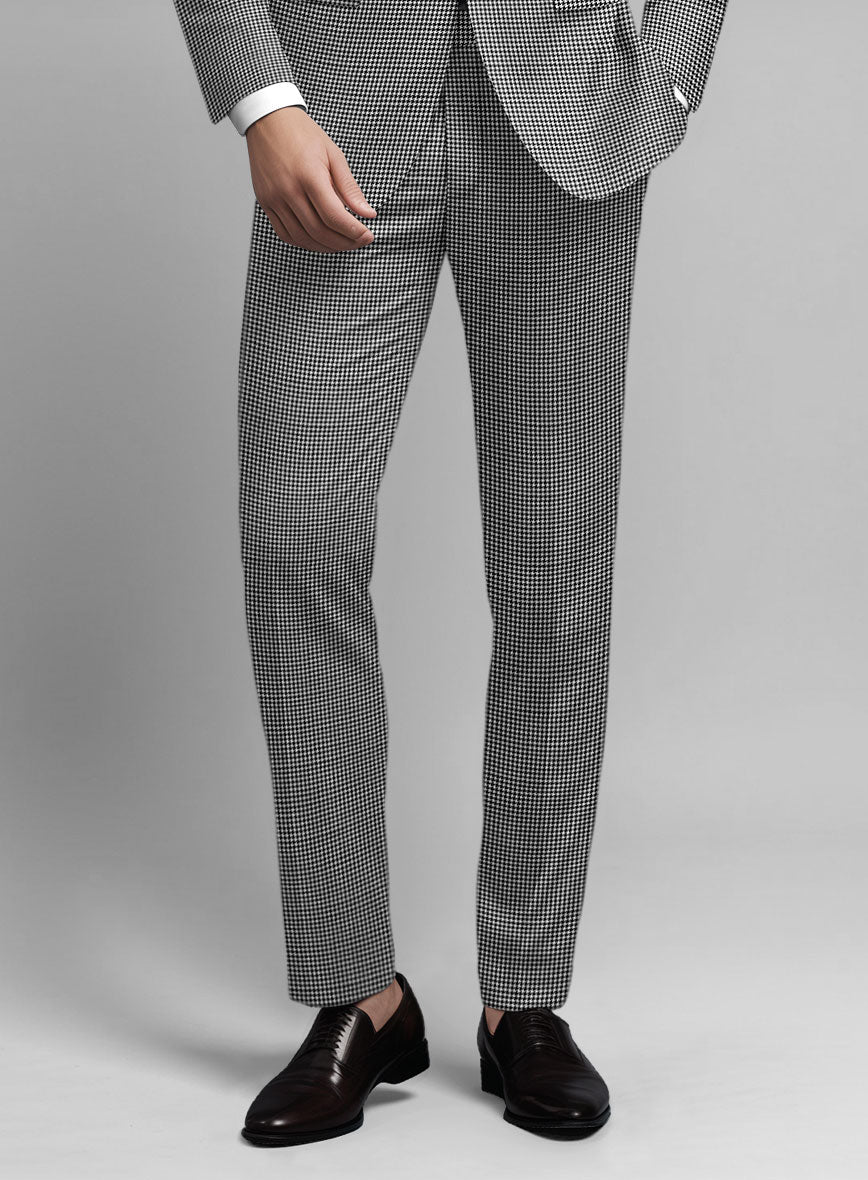 Guabello BW Houndstooth Pants - StudioSuits