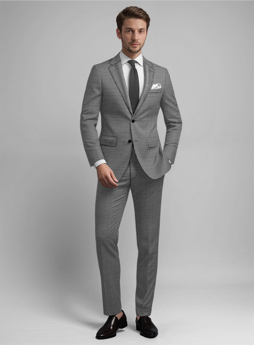 Guabello BW Houndstooth Suit - StudioSuits