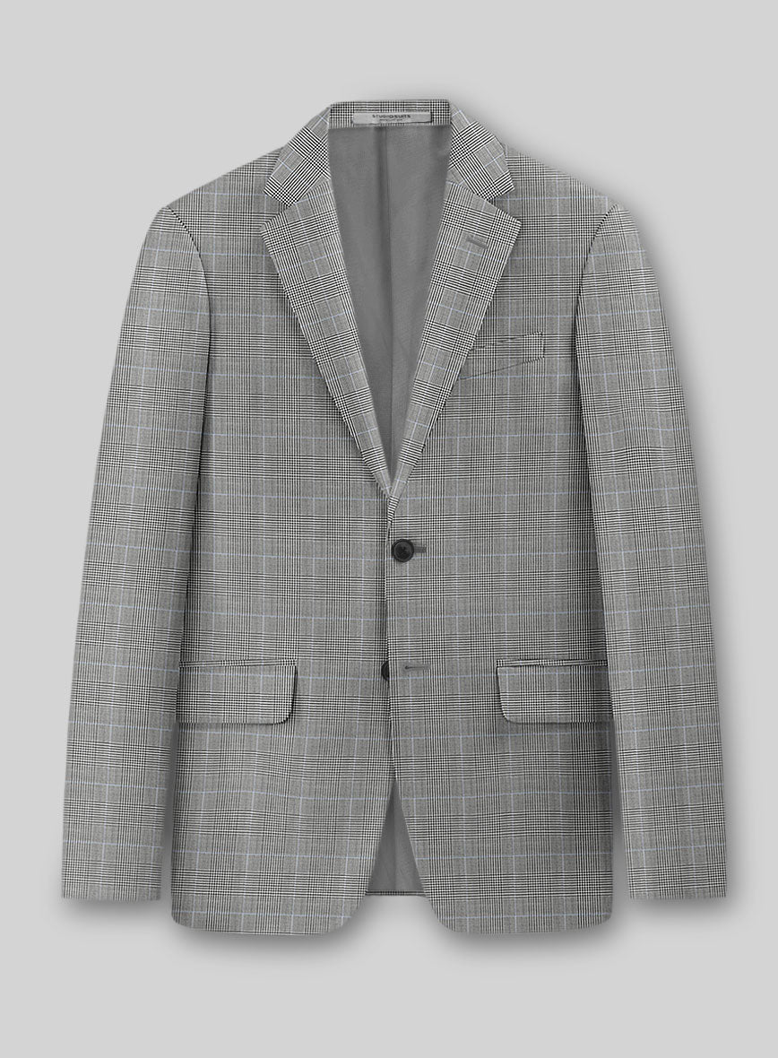 Guabello BW Prince of Wales Jacket - StudioSuits