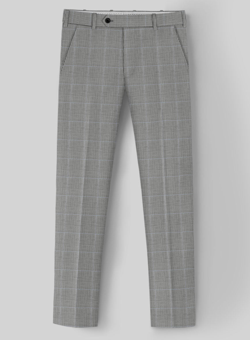 Guabello BW Prince of Wales Pants - StudioSuits