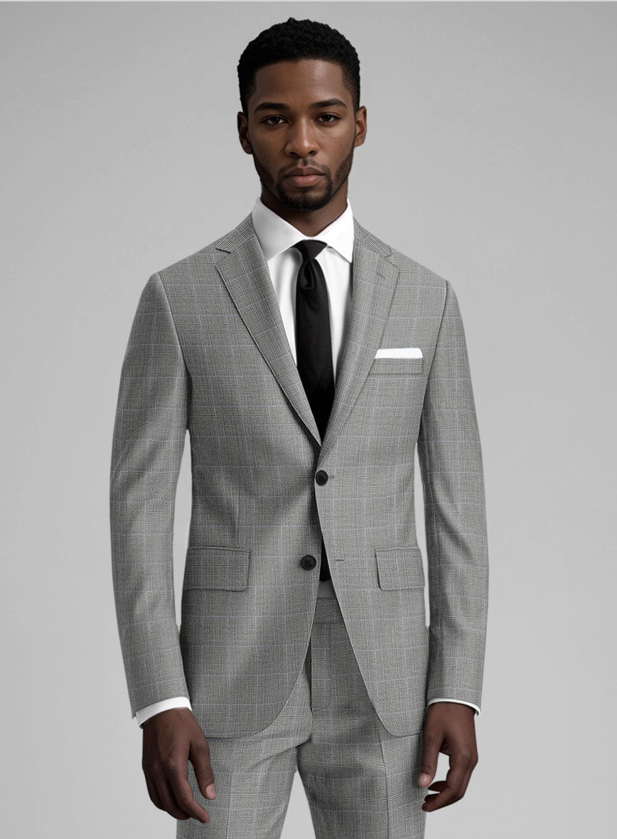 Guabello BW Prince of Wales Suit - StudioSuits