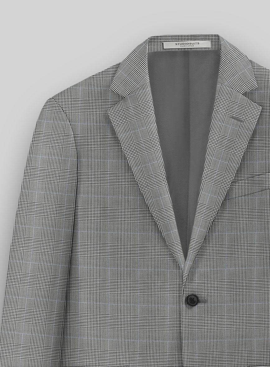 Guabello BW Prince of Wales Suit - StudioSuits
