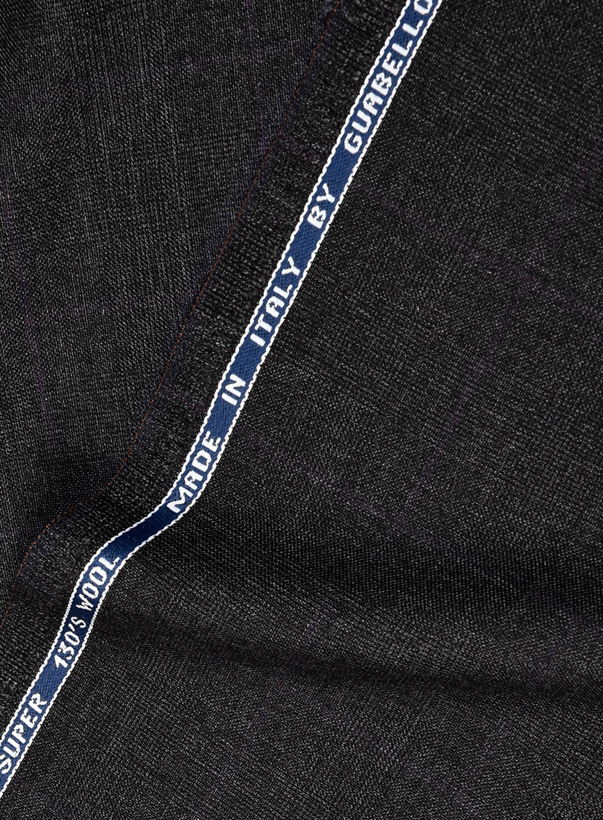 Guabello Charcoal Glen Pants - StudioSuits