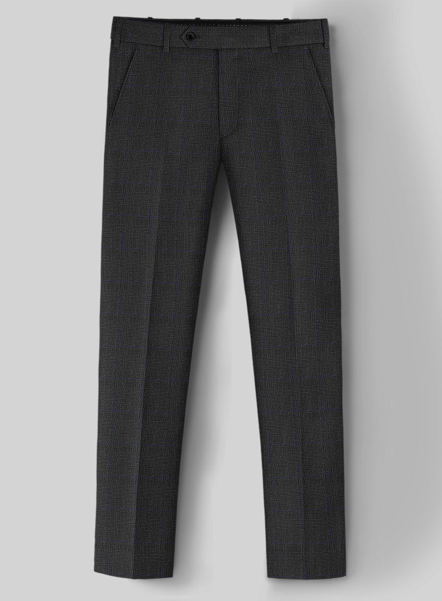 Guabello Charcoal Prince Of Wales Suit - StudioSuits