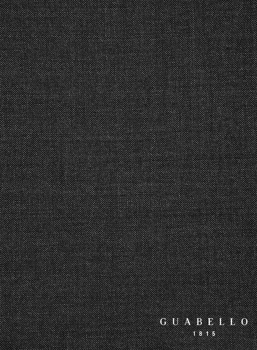 Guabello Charcoal Sharkskin Pants - StudioSuits