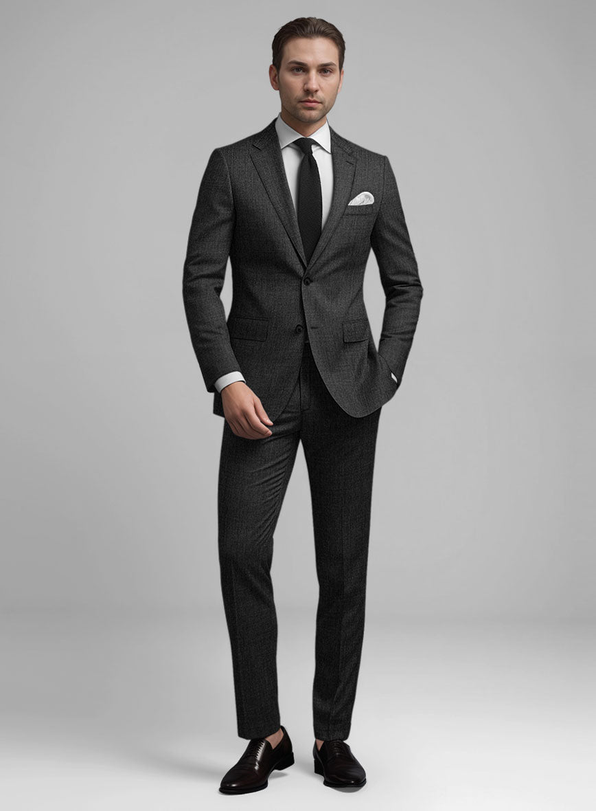 Guabello Charcoal Suit - StudioSuits