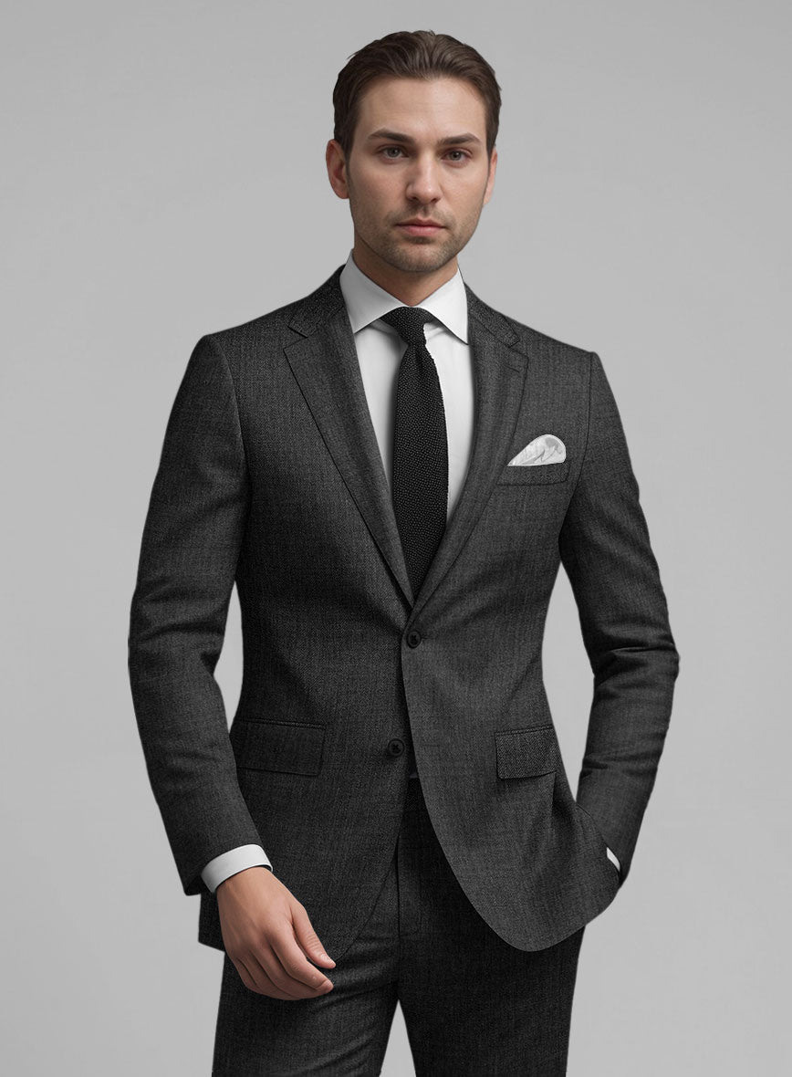 Guabello Charcoal Suit - StudioSuits