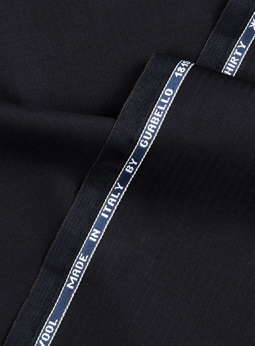Guabello Dark Blue Herringbone Suit - StudioSuits