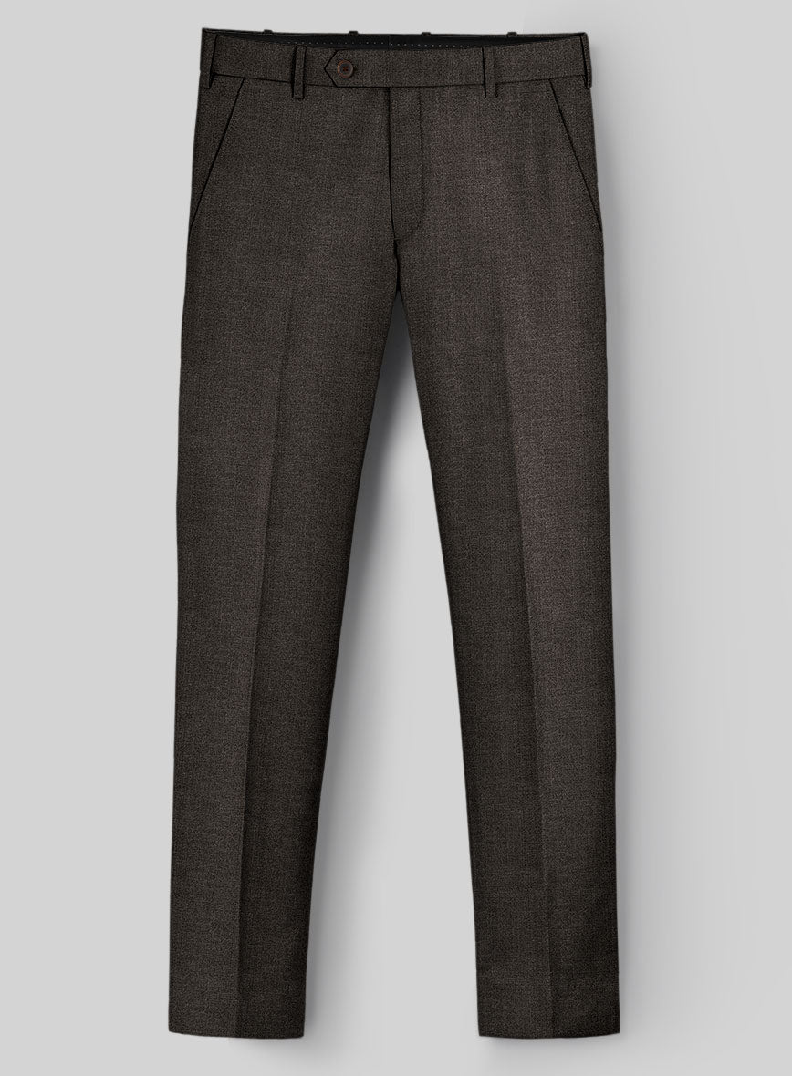 Guabello Dark Brown Highball Pants - StudioSuits