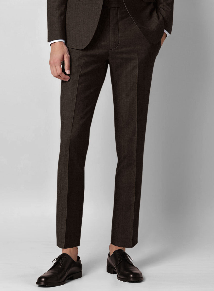 Guabello Dark Brown Pants - StudioSuits