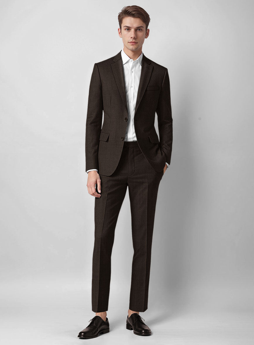 Guabello Dark Brown Suit - StudioSuits