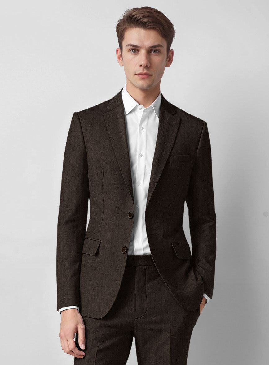 Guabello Dark Brown Suit - StudioSuits