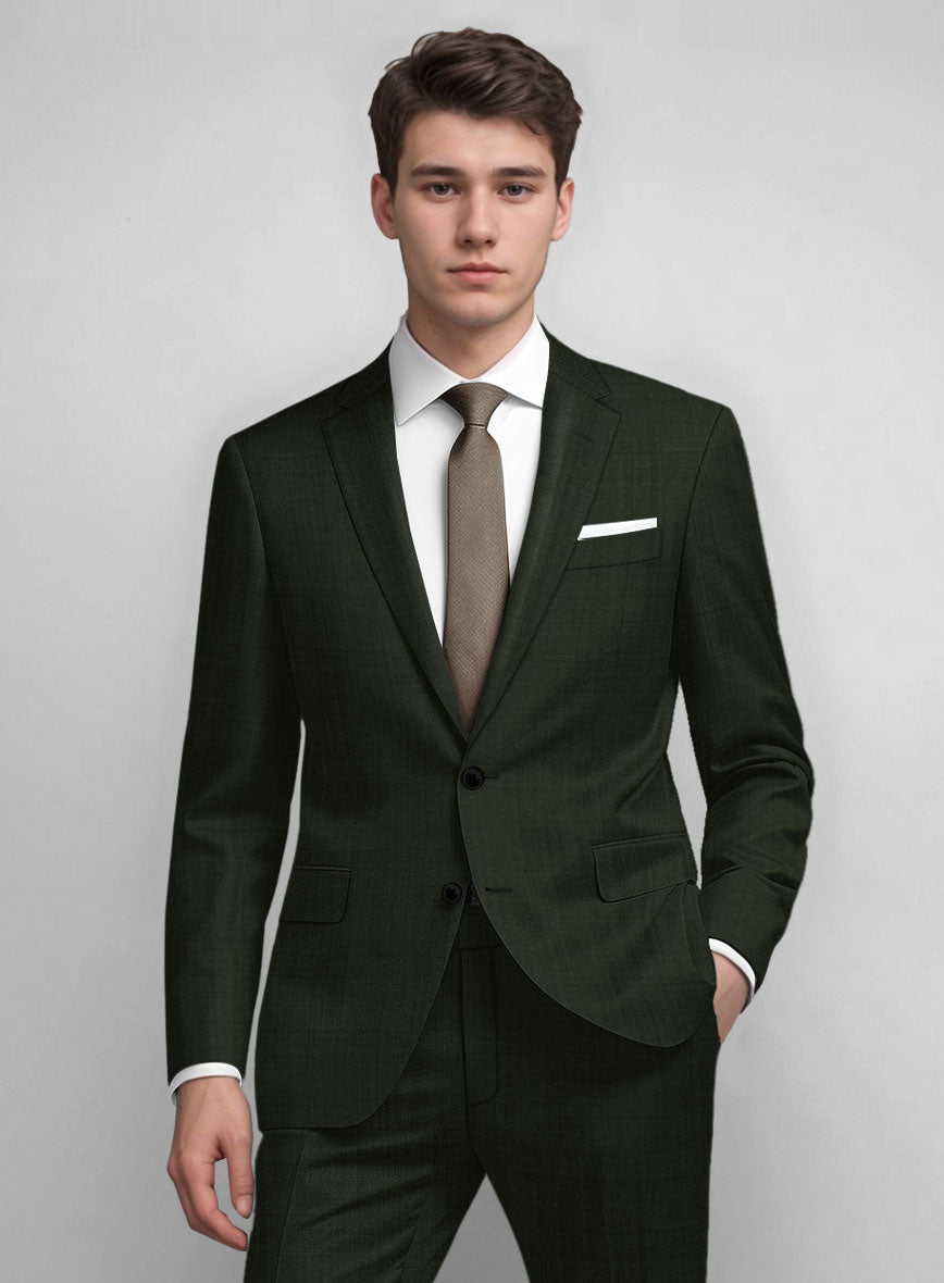 Guabello Dark Green Suit - StudioSuits