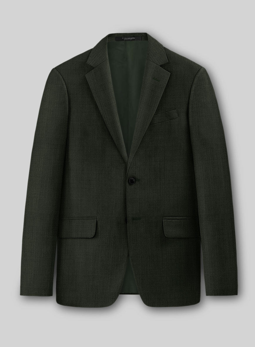 Guabello Dark Green Suit - StudioSuits