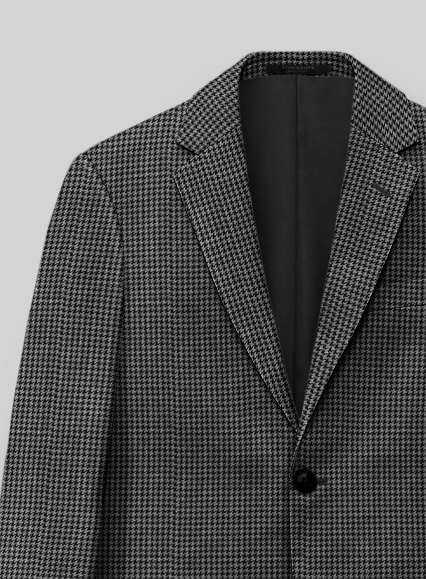 Guabello Gray Houndstooth Suit - StudioSuits