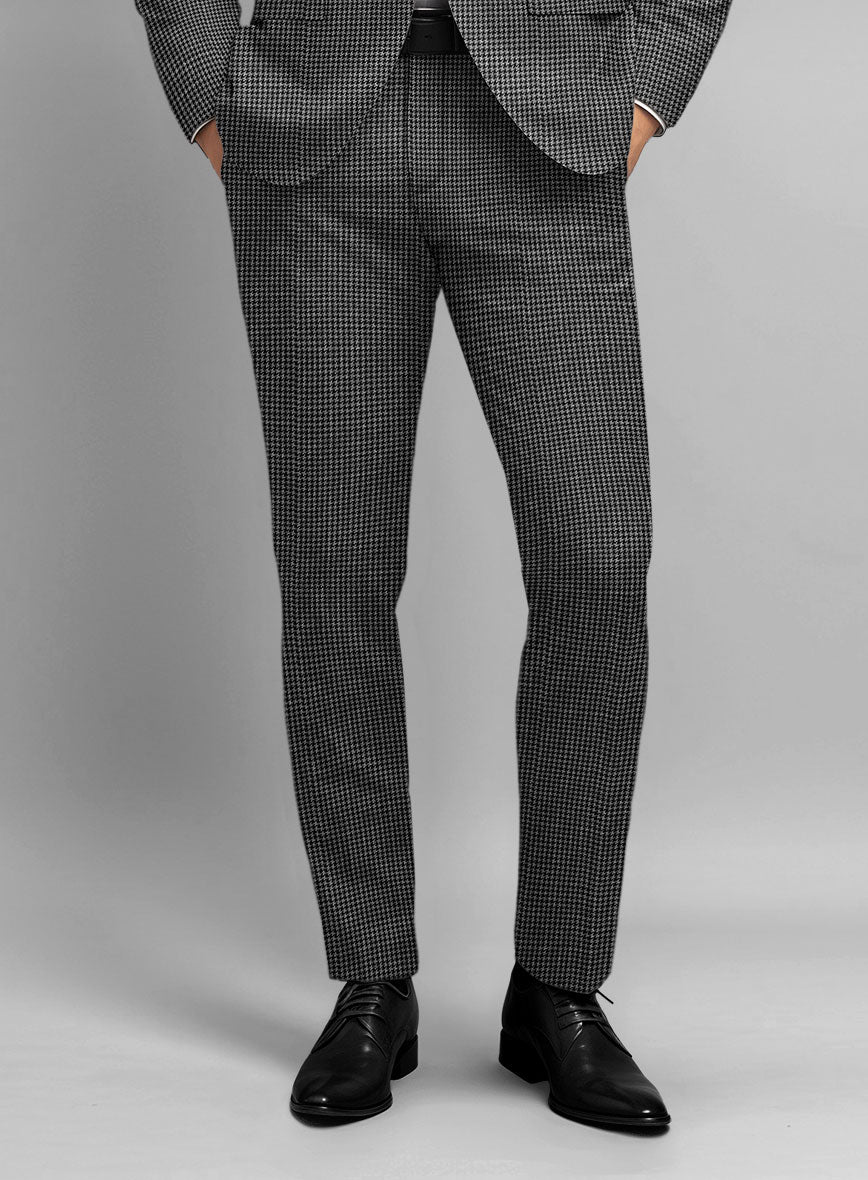 Guabello Gray Houndstooth Suit - StudioSuits