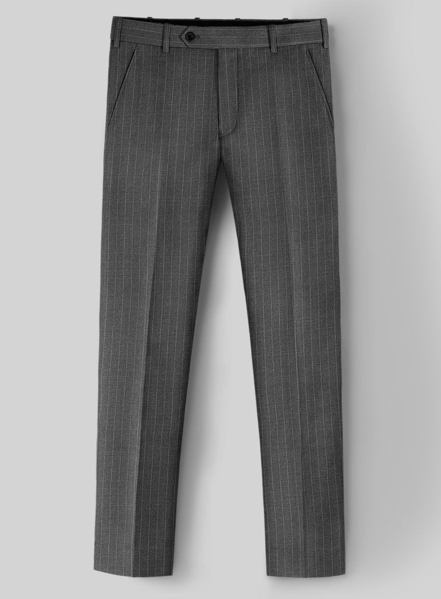 Guabello Gray Pinstripe Suit - StudioSuits