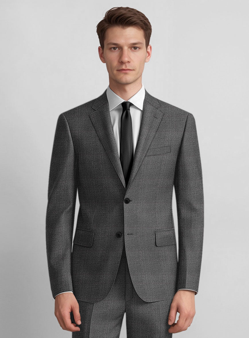 Guabello Gray Windowpane Suit - StudioSuits