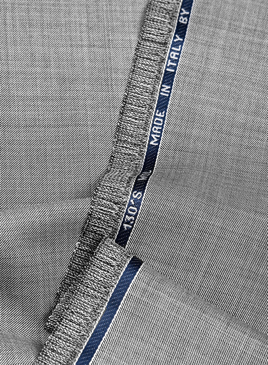 Guabello Light Gray Sharkskin Suit - StudioSuits